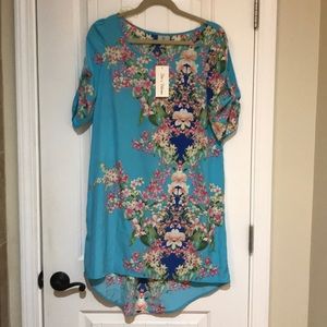 NWT Blue Floral Dress